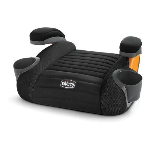 Assento elevatório sem encosto Gofit Booster para crianças, cor preta