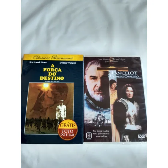Dvd A Força Do Destino + Lancelot O Primeiro Cavaleiro