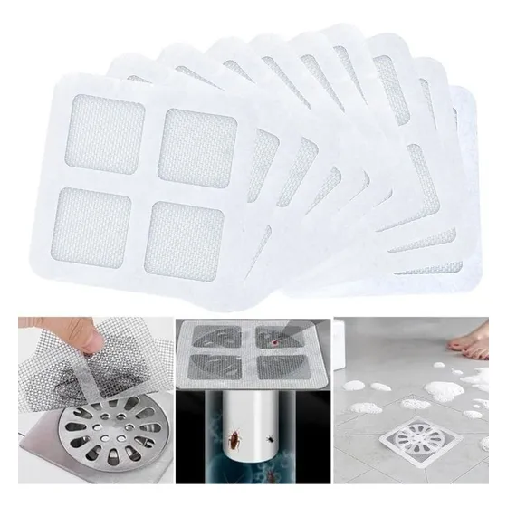 Malla Filtro Desechable De Drenaje Desague Pack De 10 Unidad