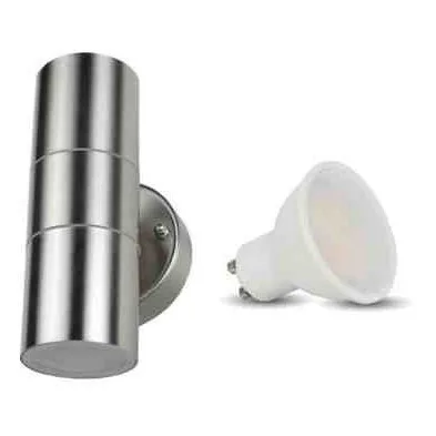 Lámpara Led Aplique Doble Punta Decorativa Exterior/int.2x3w