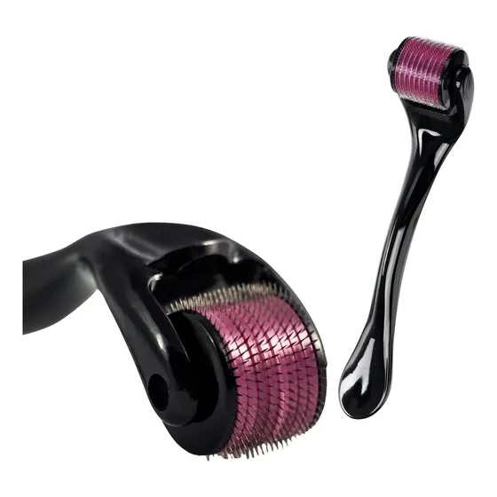 Facial Barba 0.5 Mm Titanio Regenera Colágeno 2 Piezas