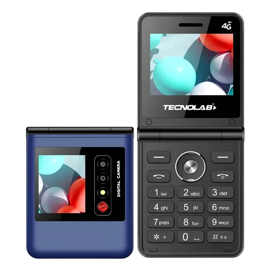 Telefono Celular Senior 4g Adulto Mayor Dual Sim Tl709 Azul