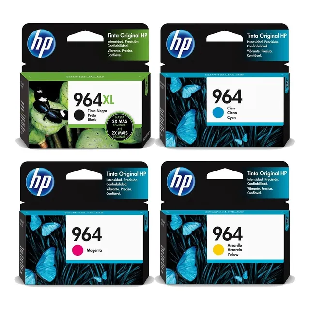 Cartuchos De Tinta Hp 964 Negro Xl, Cian, Amarillo, Magenta