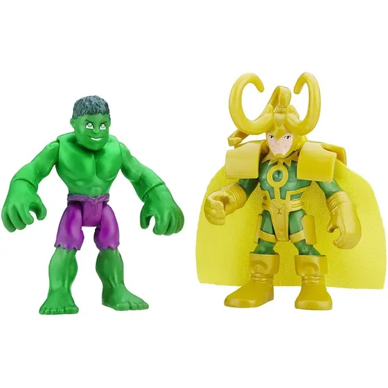 Playskool Marvel Hulk & Loki
