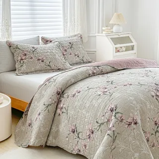 Kit Cobre Leito Colcha Queen 3pç Df 150 Fios Itålia Arabesco Kit Cobre Leito Colcha Queen 3pç Df 150 Fios Itålia Arabesco