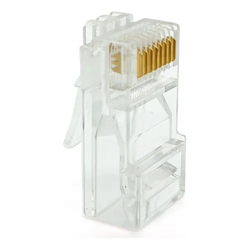 100 Conectores Rj45 Wireplus+ Categoria 5 Utp Conector Red