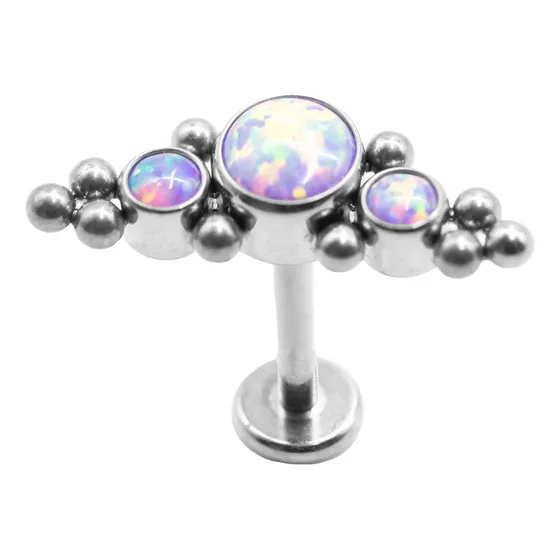  Piercing Labret  Joya Titanium Tb116 Op#38 1,2x8  1un