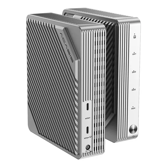 Carcasa Ssd Raid Acasis Thunderbolt4 M.2 Nvme De 4 Bahías De