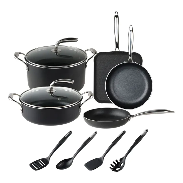 Batería De Cocina Antiadherente Vasconia Urban 11 Pz De Alum