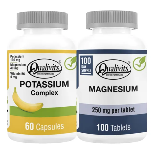 Potasio Complex + Magnesio 250 Mg - Qualivits Apto Vegano