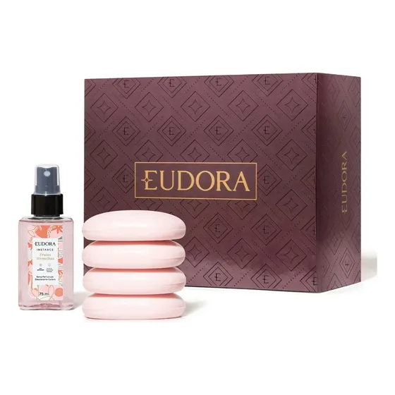 Eudora Presente Perfume Body Splash Instance Frutas Vermelha