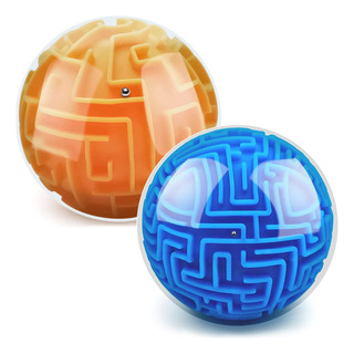 2 Pack Bola Puzzle 3d, Laberinto Y Reto Mental 2 Pack Bola Puzzle 3d, Laberinto Y Reto Mental