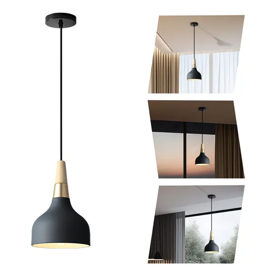 Lámpara De Techo Colgante Decorativa Moderna Ajustable Led