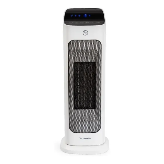 James Cvtt 2000-ptc caloventilador 2000w control remoto