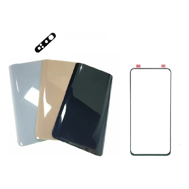 Tela De Vidro Frontal + Tampa + Lente Para Galaxy A80 A805