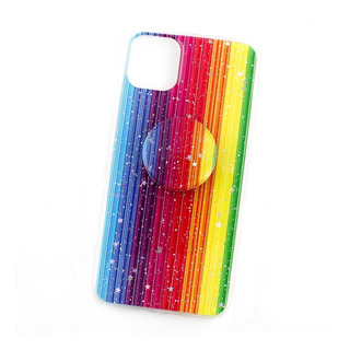 Funda Case Arcoiris Brillos Flexible Para iPhone 12 Pro Max Funda Case Arcoiris Brillos Flexible Para iPhone 12 Pro Max