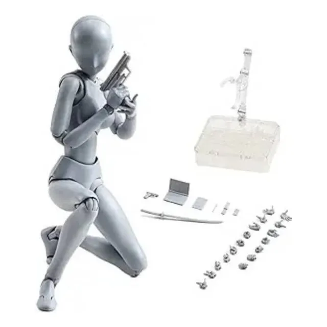 Figuras De Acción Cuerpo-kun Dx Corporal-chan Dx Pvc Mujer