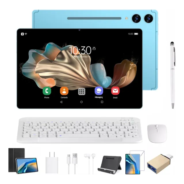 Tablet Hancdon S9 11.6" 12GB RAM 512GB Android 13 Dual SIM Wi-Fi 6 Bluetooth 5.3 con Teclado y Funda
