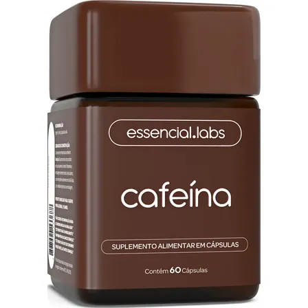 Cafeína 100% Pura 200mg Por Cápsula - 60 Cápsulas - Termogênico Com Fórmula Concentrada Para A Máxima Absorção Sem Sabor