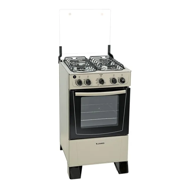 Cocina Gas James C105 B Titanium Encendido Horno Enlozado Tipo de conexión Gas envasado
