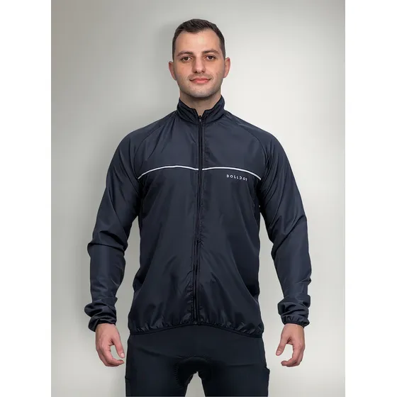 Jaqueta Corta Vento Impermeável Bike Capa De Chuva Refletivo