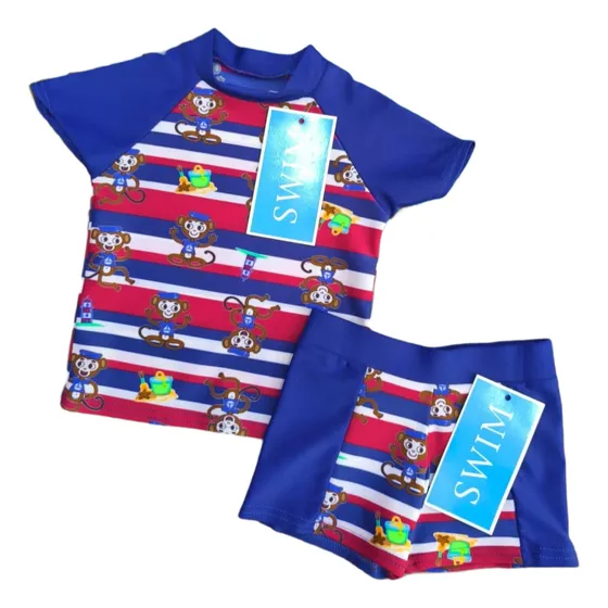 Traje De Baño Niños Marca Swim Monkey Rashguard