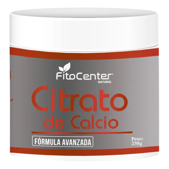 Citrato De Calcio Fitocenter Natural Formula Avanzada 250g