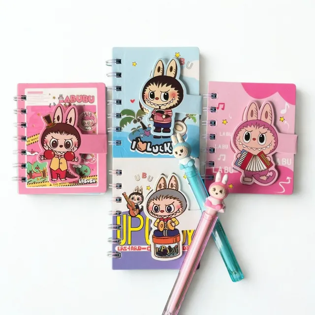 Caderno Agenda Com Caneta La Bubu The Monsters Colecionável