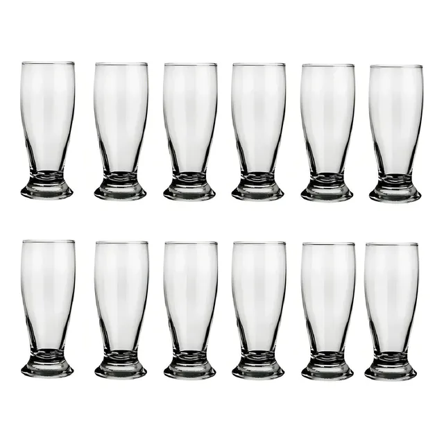 Kit de 12 vasos para cerveza Munich y cerveza de 300 ml Nadir Transparent Color