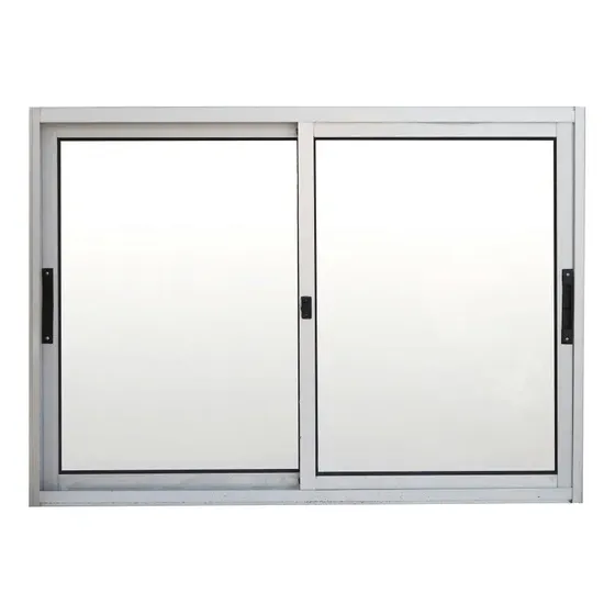 Ventana 1.20 X 1.0 Corrediza Rectangular Serie Premium Color Plateado