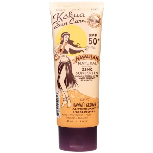 Kokua Sun Care Spf 50/80 Lotion Hawaiian Reef Safe Tsk9s