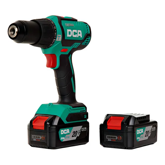 Taladro de impacto de 1/2 pulgada y 20 V ADJZ05-13em - Dca, color verde