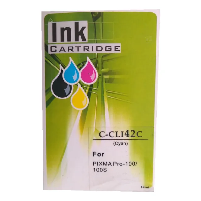 Tinta Cli-42 Cian 6385b009aa Para Canon Pixma Pro-100
