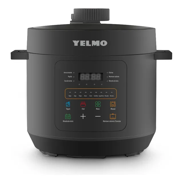 Olla Eléctrica A Presión Yelmo Ps-7006 220v 50hz Negro 6l Frecuencia 50 Hz