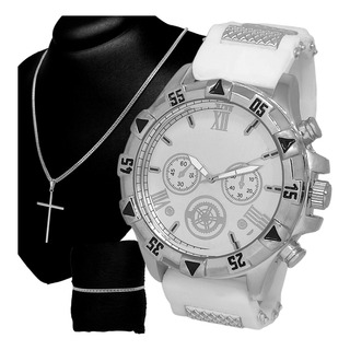 RelĂłgio Masculino Barato Original + Corrente + Pulseira RelĂłgio Masculino Barato Original + Corrente + Pulseira