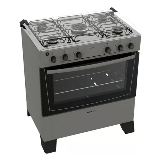 Cocina Punktal Coliseum Pk-299c 5h S/g Doble Parrilla Albion