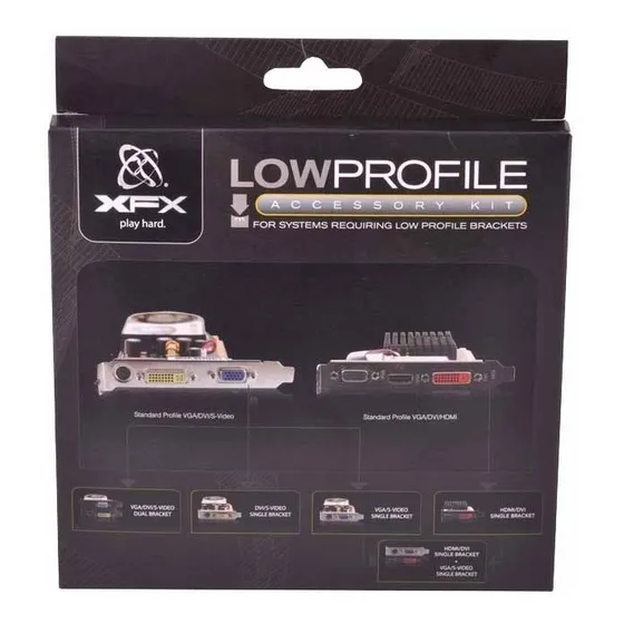 Low Profile Bracket Kit / Adaptadores Para Tarjetas De Video