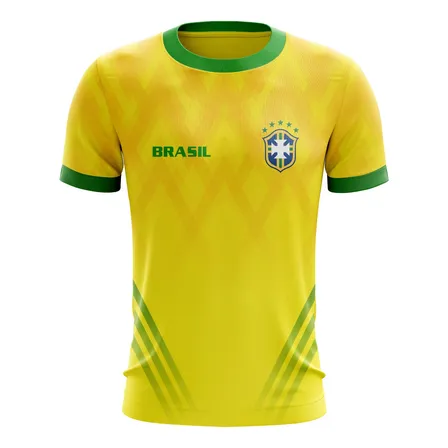 Camisa Dry Fit Brasil Copa Do Mundo