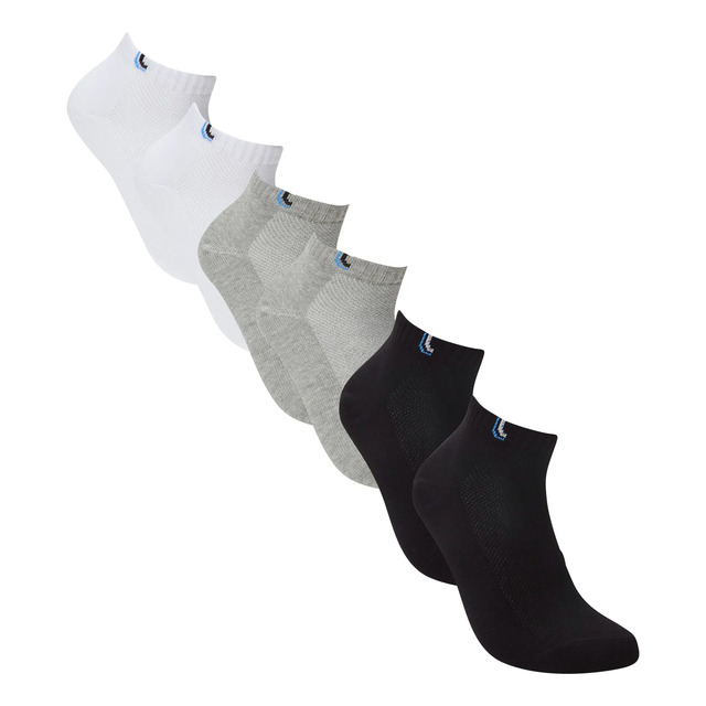 Kit 6 Pares De Meias Cano Curto Unissex Sport Lupo Branco / Cinza / Preto Liso 37-40 Kit 6 Pares De Meias Cano Curto Unissex Sport Lupo Branco / Cinza / Preto Liso 37-40