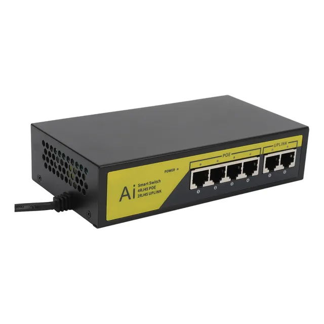 Red De 6 Puertos Poe 4 Puertos Poe 10/100mbps 2 Puertos Poe 