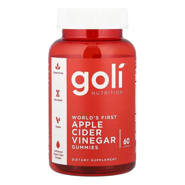 Goli Vinagre Sidra De Manzana Gomitas 60 Unidades Fruit