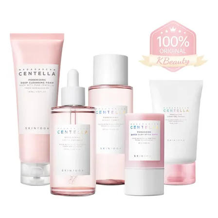 Skin1004 Kit Centella Madagascar Reductor De Poros 5 Pzs