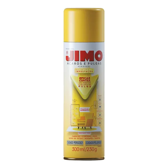 Insecticida Aerosol Jimo Ácaros Y Pulgas 300 Ml