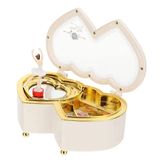 Caja De Música Cajita Musical Alhajero Bailarina Corazón