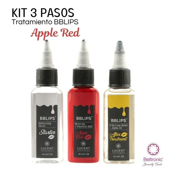 Mini Kit Dermapen Bblips Tono Apple Red Rojo Hialuronico