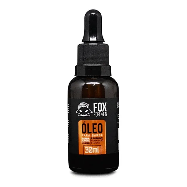 Óleo Para Barba Fox For Men 30ml Ótima Fragrância Qualidade