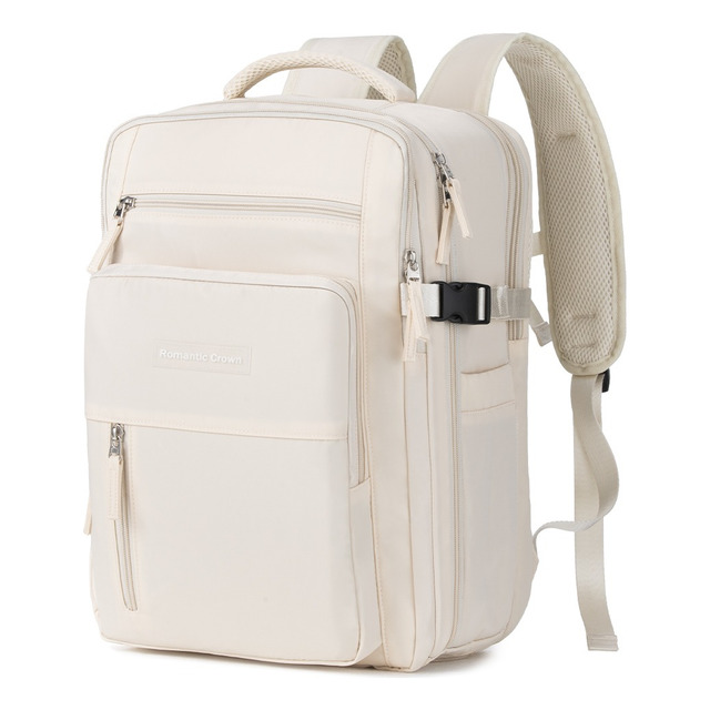 Mochila Viagem Executiva Grande Notebook Feminina Mas Branco Mochila Viagem Executiva Grande Notebook Feminina Mas Branco