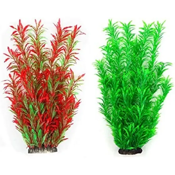 Plantas Artificiales Decorativas Para Acuarios 40 Cms 