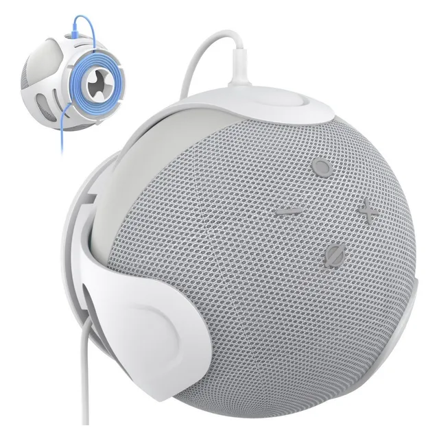 Pared Amazon Alexa Echo Dot 5ta Gen Modelo Pt183 Color Blanco
