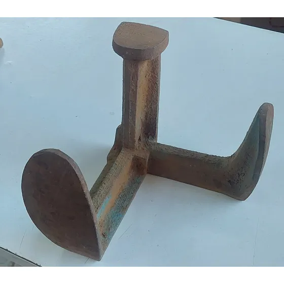 Pata Zapatera Antigua Material Fierro Fundido